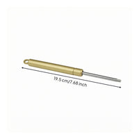 Threaded Tip Piano Soft-Close Damper Loop Eye Upright Piano Damper Cylindrical Housing Instrument Part Shiny Finish