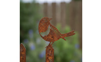 3 Pieces Garden Fence with Birds Outdoor Decorative Garden Border Sturdy Landscape Fence with Bird Decoration for Homeowners, Flower Beds