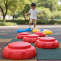 Stepping Stone with Anti-Slip Stickers Textured Balance Stepping Stones Child Children's Balance Block for Kids, Preschoolers, Playroom, Preschool