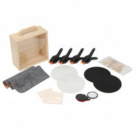 DamageDamage-Free Card Repair Kit with Wooden Case Non-Destructive Card Care Kit with Case Safe Professional for Collectors, Collection Maintenance