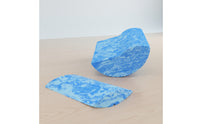 2 Pieces Long-Lasting Stretching Balance Instructor Lightweight Foam Wedge with Rocker Portable Stretching Wedge Compact for Yogis, Athletes, Home Gym, Rehab