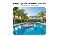 Inflatable Dog Ramp Non-Slip Surface Inflatable Dog Pool Ramp Buoyant Pet Ladder Tough Surface Resistant Easy to Inflate