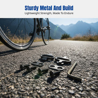Asphalt Trail Bike SPD Cleat, Universal Cycling Shoe Plate, Durable Metal, Easy Installation