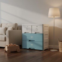 Child-Friendly Design Kids Room Drawer Chest Large Capacity Kids Toy Storage Organizer Easy Assembly Baby Clothes Dresser Formaldehyde-Safe for Toddlers, Babies, Nursery, Playroom, Bedroom