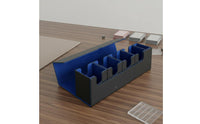 5-in-1 Deck Box Large Capacity 5 in 1 Deck Case Interchangeable Card Storage Box Soft Fuzzy Interior Lining Detachable Card