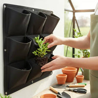 Vertical Planter Bag Reinforced Edges Wall Planter Simple to Install to Mount