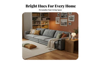 Sectional billowy Sofa Modern Minimalist design Living Room Furniture Plush Comfort Lounge Seating for Apartment Dwellers, Design fans, Playroom