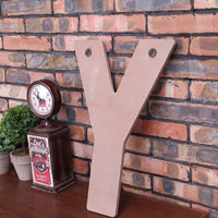 American Retro Wooden Alphabet Letter Wall Decor Plaque