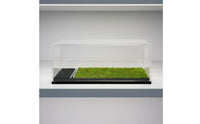 1:64 Car Display Case Clear Acrylic Miniature Grass Diorama Dustproof for Collectors