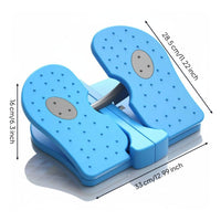 Non-Slip 2 in 1 Stepper and Stretcher Low-Effect Mini Stepper Ergonomic Design Calf Stretcher Sturdy for Elderly, Office