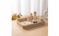 Rectangular Tray Premium Tray with Raised Sides Easy to Clean Desktop Organizer for Vanity