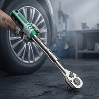 Telescopic Ratchet Wrench Heavy-Duty Tool Non-Slip for Automotive Repair, DIYers