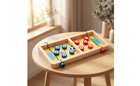 Two-Player Sling Puck Board Game Interactive Sling Puck Game Fast-Paced Board with Elastic Cords Smooth for Playrooms