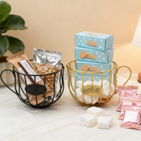 Nordic Style Snack and Candy Storage Rack for Coffee Shop Table Display