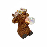Creative Design Solar Duck Statue Weatherproof Resin Duck Garden Light Waterproof Solar Lantern Statue Warm Radiance for Yard, Patio