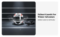 Full Face Helmet Detachable Warm Liner Helmet Breathable Lining Shielded Headwear for Adults, Winter Riding, Commuting, City Travel