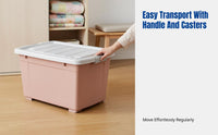Transparent Plastic Storage Box, Oversized, Thickened, for Clothes, Quilts, Car Trunk, Home Organizer