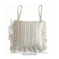 Chair Cushion with Ties Decorative Ruffled Chair Cushion Classic