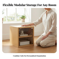 Adaptable Combination Modular Storage Cube Space Saving Cube Storage Organizer Easy to Assemble Modular Cubby System Minimalist Design for Students, Office Workers, Homeowners, Bay Window, Bedroom, Living Room, Study