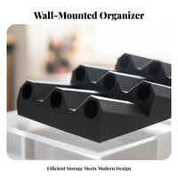 Wall Mounted Organizer Keeps Organized Storage Rack Space-Saving Design Game Room Accessory for Home Bar, Man Cave, Pub