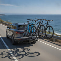 Rear-Mounted Hitch Mount Bike Rack Tilting Hitch Bike Rack Heavy-Duty Foldable for Cyclists