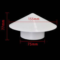 PVC tube Drain Cover Weather-Resistant Protection Ventilation Cap Prevents Blockages Ventilation Cap Cover for Rooftop
