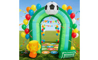 Soccer Championship Arch Decoration Giant Size Football Entry Arch Sports Themed Soccer Championship Inflatable for Festival, Stadium