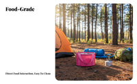Large Capacity Foldable Water Pail Space-Saving Collapsible Camping Pail Leak-Proof for Campers, Fishermen, Travel, Picnics