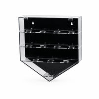 Ball Display Case Clear Wall-Mounted Display Case Transparent Holder for Sports Fans, Clubhouse