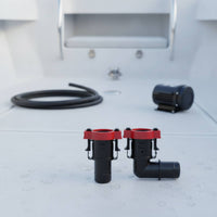 Quick-Connect Adapter with Hose Clamp Standard 3/4 Inch Quick Connect Hose Fitting Coupling Leakno-Leak Compact for Boat Owners