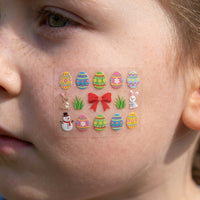 Easter Bunny Face Decals Water Resistant Easter Face Sticker Easy to Remove Little Bunny Decals Sticker for Adults, School Event, Cosplay