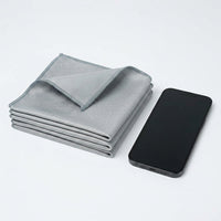 Super-Fine Microfibre Cloth and 40x40 cm Cleaning Cloths, Textured Glass Towel for Mirrors, Reusable Grease Removal Tool