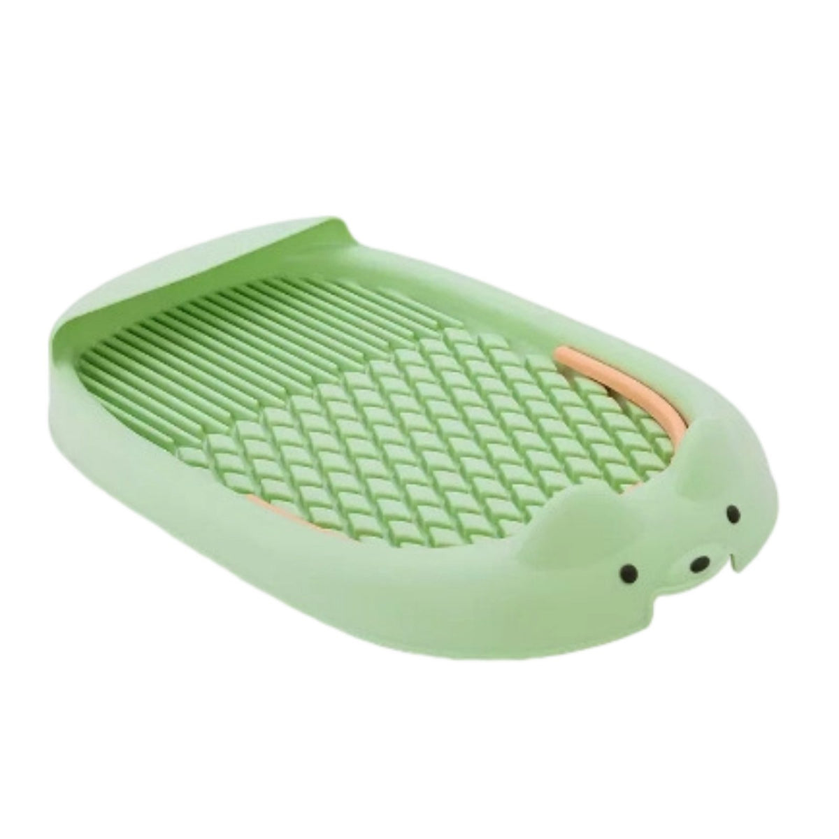 Indoor Dog Potty Tray Anti-Spray Dog Litter Box with Mesh Puppy Training Toilet Large Capacity Mesh Training Toilet