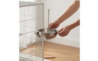 Chew Resistant Parrot Chew Toy Feeder Easy to Clean Hanging Bird Bowl Rustproof Hanging Bird Treat Holder Dishwasher Safe for Parrots