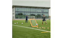 Soccer Deflection Net with Metal Stand Sturdy Deflection Training Net Portable for Young Athletes, Backyard