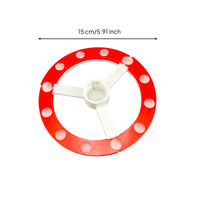 Low-Spill Chick Waterer with Circular Circle Plastic Chick Waterer Drip Free Feeder Dry for Chicks, Small Poultry