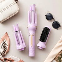 Multi-Functional 3-in-1 Hair Styler Versatile Hair Styler with Interchangeable Heads Beginner-Friendly Styling Tool with Interchangeable Heads Corded for Beginners