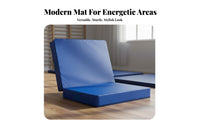 Gymnastics Tumbling Mat Impact Absorption Thick Crash Landing Pad Sturdy Vinyl Cover Thick Cushion for Gymnasts, Dancers, Gym, Gymnasium, Dojo