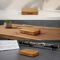 Compact Oboe Cane Case Slim Oboe Cane Box Guarding Instrument Accessory Soft-Lined for Rehearsals