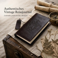Vintage Garden TN Standard Portable Travel Journal Notebook Leather Diary
