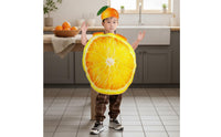 Orange Slice Costume Realistic Design Funny Orange Outfit 3D Effect Fruit Costume