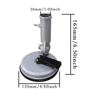 Suction Cup Flagpole Mount Removable Suction Cup Flagpole Holder Non Damaging Flag for Procession Participants