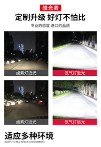 100w80w氙气灯套装汽车12v疝气大灯泡9005H7H11H4D2H超亮强光hid