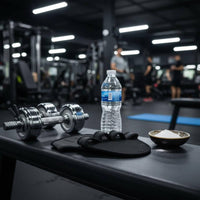 2 Pieces Weightlifting Palm Pads Wear Resistant Fingerless Gym Hand Guards Breathable Fingerless Palm Protectors for Athletes