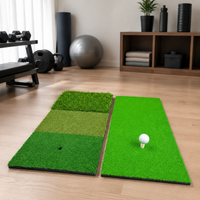 Chipping Practice Mat, Artificial Turf Mat 30x60cm, Driving Range Mat for Indoor Outdoor Sport Training, Portable EVA Foam