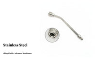 Rustproof Angled Pressure Washer Wand Leak-Resistant O-Rings Stainless Steel Spray Lance Heavy-Duty Construction for Professional Cleaners