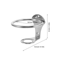 Mirror Polished Stainless Steel Cup Holder Marine Cup Holder Rust Proof for Caravan