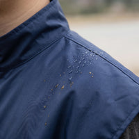 Water-Resistant Oxford Cloth Rain Vest Easy to Clean Sleeveless Raincoat Outerwear for Spraying