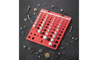Bolt and Nut Thread Gauge Engraved Thread Gauge with Ruler Compact Bolt Size for Machinists
