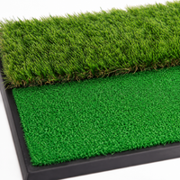 60x30cm Sport Swing Practice Mat, Rubber Base Driving Range Mat, Chipping Practice Mat for Home Simulator, Indoor Outdoor Training Aid